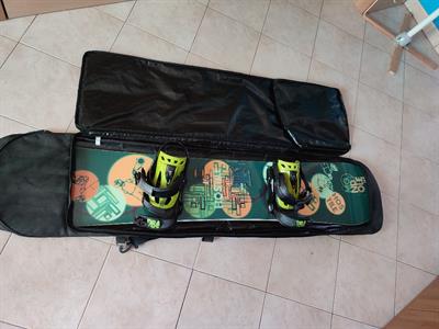 Snowboard con attacchi e custodia - Anteprima 5