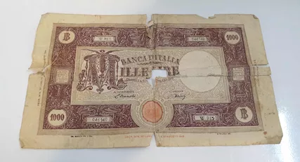 Banconota da 1000 Lire Barbetti Grande del 1944