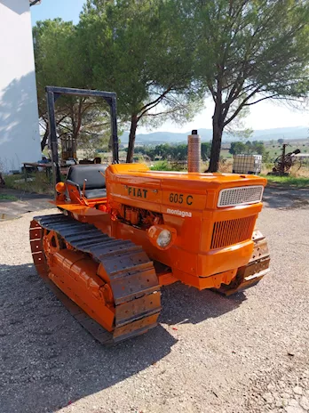 Fiat 605c montagna-soll.presa di forza-arco omogato