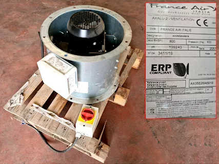 Aspiratore coassiale su tubo usato