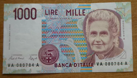Due banconote da 1000 lire