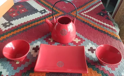 Set da Tè Rosso
