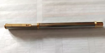 Penna a Sfera in metallo dorato vintage retrò