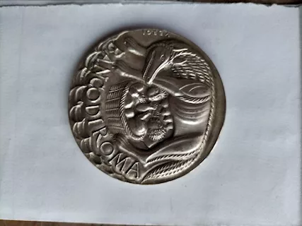 Medaglia Argento BANCO DI ROMA di Veroi