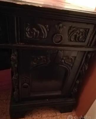 Scrivania, sefie e armadio Primo 900, in legno - Foto 5