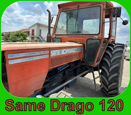 Trattore Agricolo Marca Same Drago 120 RM2 da CV 115 Anno 1980 - Foto 3