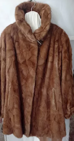 Giacca di pelliccia di visone, in ottime condizioni, taglia 46 - Foto 2