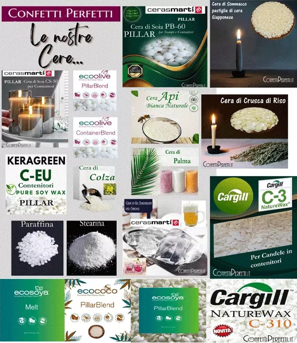 Cera per candele