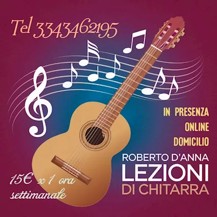 Lezioni di Chitarra Classica, Acustica e Elettrica