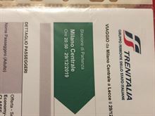Biglietti Treno corsa Milano-Lecce e viceversa