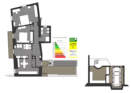 Attico Panoramico in Bifamiliare in classe c