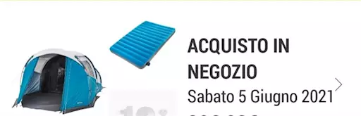 Tenda da campeggio 4 persone