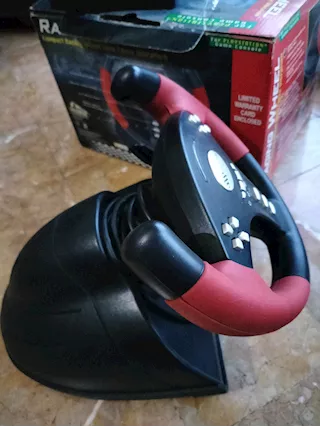 PlayStation GT2 RACING WHEEL PELICAN e 2 CD - Foto 3