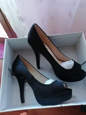 Scarpe donna eleganti nere open toe mis. 36