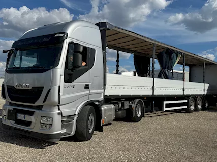 Iveco Hiway 500 trattore con semirimorchio centinato Anno 2015 - Foto 2