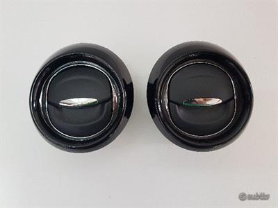 Bocchette aria Renault Clio Captur cornice nera, colore nero, in ottime condizioni - Anteprima 1