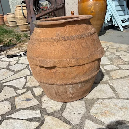 Antico grande orcio vaso terracotta - Foto 2