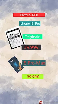 Batteria x Iphone 15 Pro