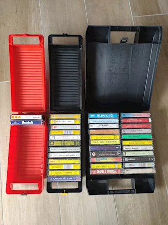 Musicassette vintage anni 60 e 70