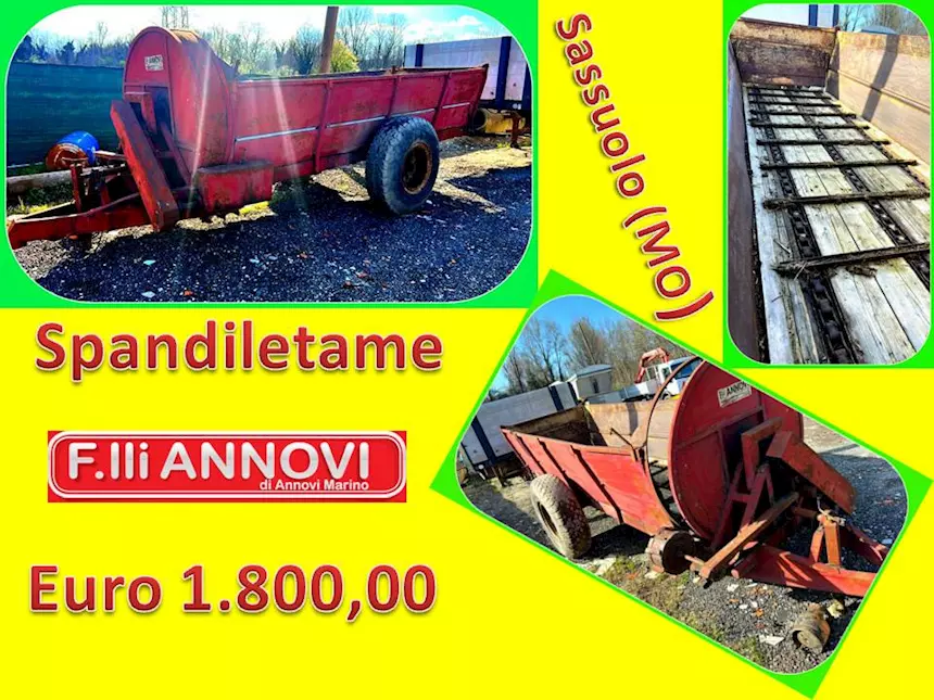 Rimorchio Spandiletame F.lli Annovi