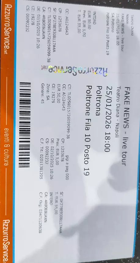 Foto 4 4 biglietti spettacolo Siani