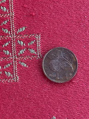 - 1lira 1946 stampa arancio A richiesta