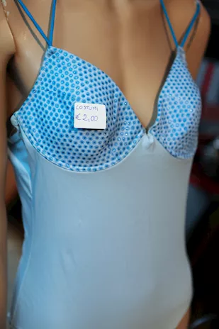 Costume da bagno intero azzurro chiaro - 24472