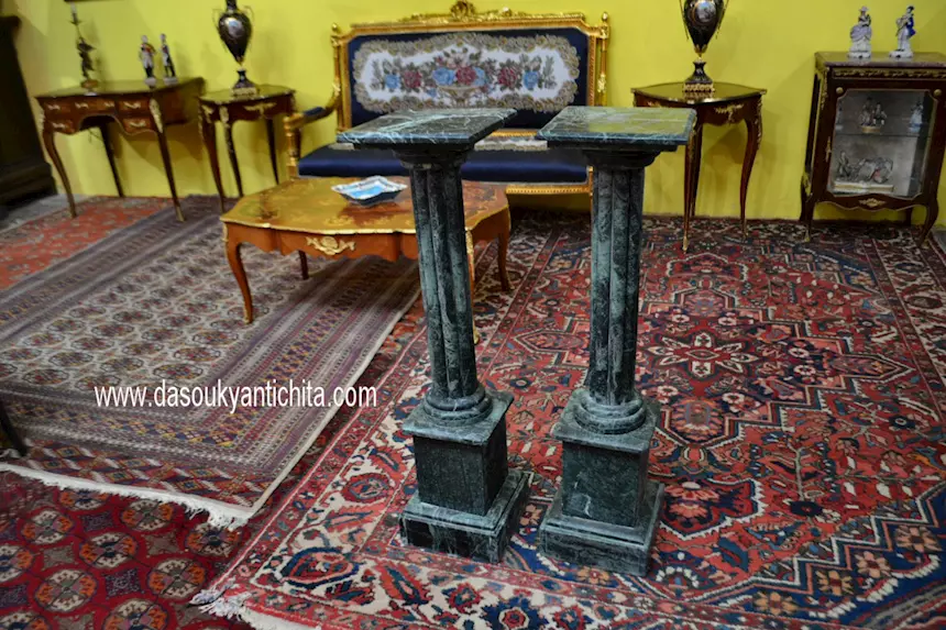 Coppia di poltrone stile barocco Luigi XV, in legno massello - Foto 6