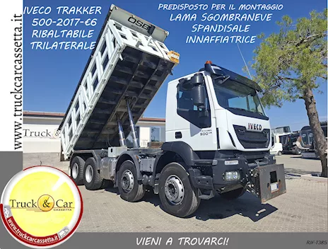 RIF.1385 IVECO TRAKKER 500 - 2017 - RIBALTABILE TRILATERALE