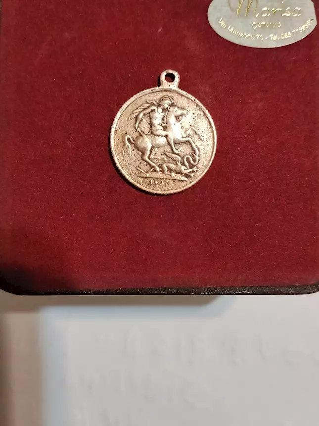 Gold Sovereign - King Edward Vii Medaglia Oro