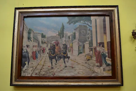 Antica stampa Il vincitore del Circo Massimo