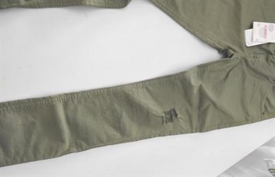 Pantaloni kontatto slim rotture ginocchio donna, modello military - Foto 5