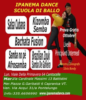 Lezione di Samba no pè a Roma Corsi di Salsa Bachata Kizomba