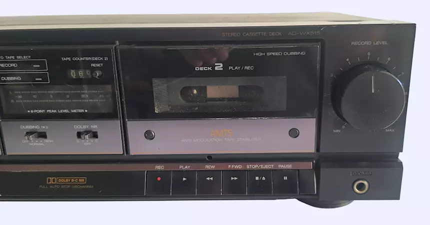 Foto 4 Aiwa deck cassette AD WX515