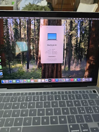 Macbook Air M1 256 Go Marca Apple, colore leggermente, in ottime condizioni - Anteprima 4