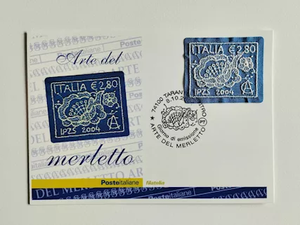 Cartolina filatelica Merletto - Foto 2