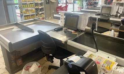 Banco Cassa Scivolo Arneg Grigio 3548, in buone condizioni - Foto 3