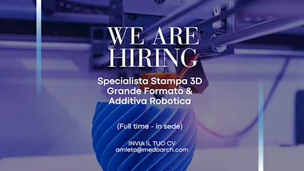 Specialista Stampa 3D Grande Formato & Additiva Robotica