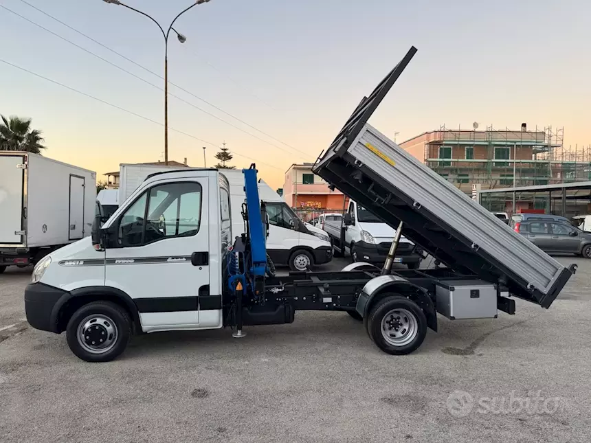 Foto 3Iveco Daily 35C12 / Gru finanziabile acconto zero Anno 2007, cassone ribaltabile