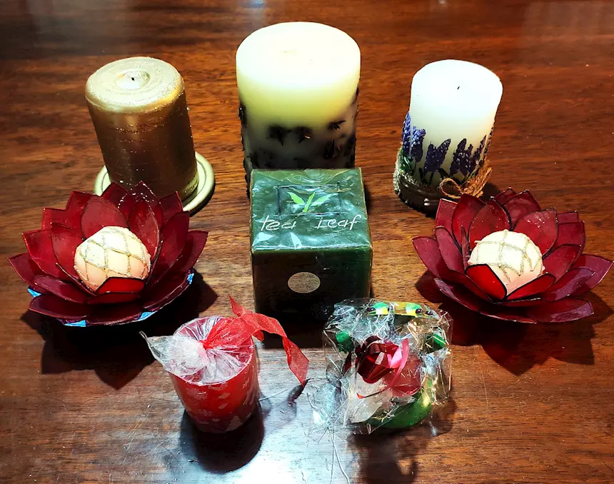 Piccola collezione di candele