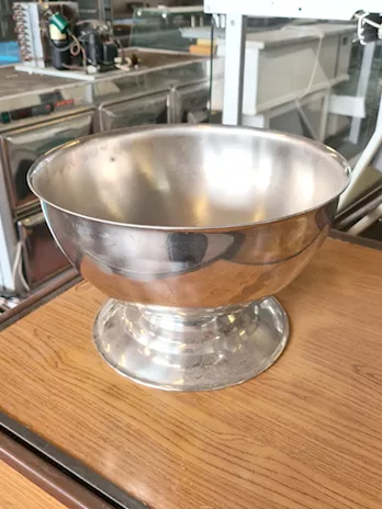 Ciotola inox per champagne usata