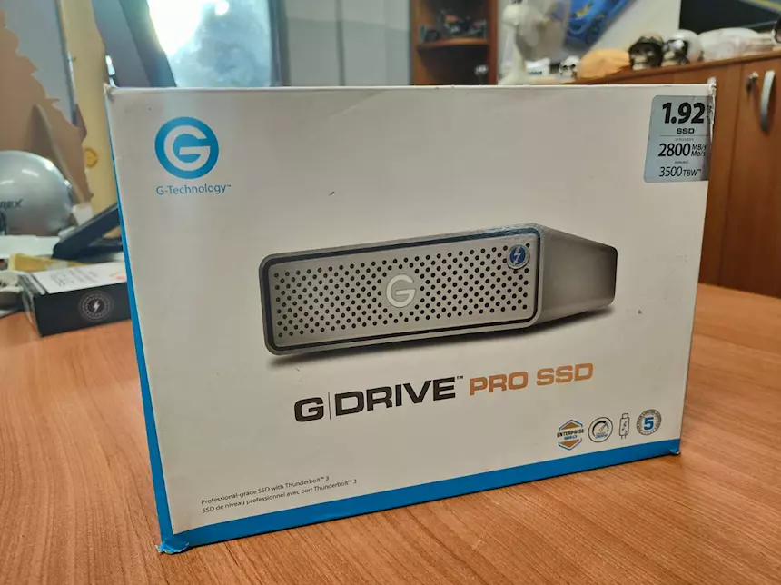 SSD Esterno nuovo G-Drive 1.92TB 2800MB/S THUNDERBOLT3