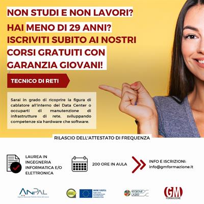 Percorso gratuito di orientamento al lavoro - Sistemista o T
