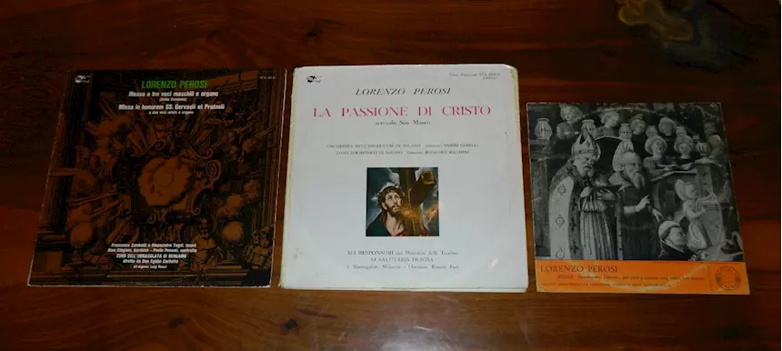 Vinili Lorenzo Perosi, ottime condizioni