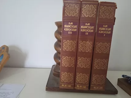 N° 3 volumi Sacra Bibbia