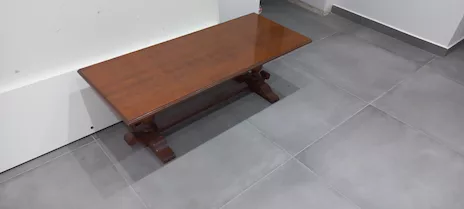 Tavolino da salotto rettangolare vintage 120x50x40h