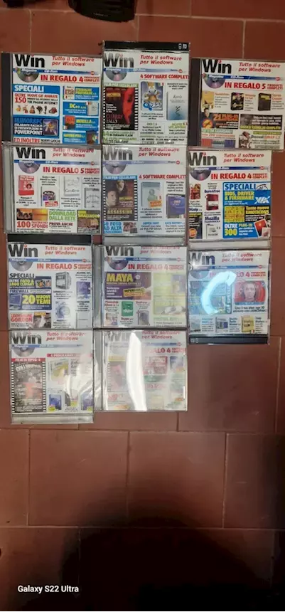 Foto 3 Lotto Di 12 Riviste Win Magazine + 11 CD software allegati