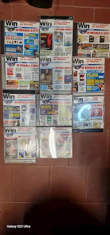 Lotto Di 12 Riviste Win Magazine + 11 CD software allegati - Foto 3