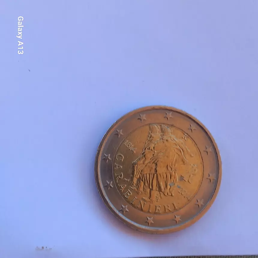Moneta di 2 Euro CARABINIERI 1814-2014