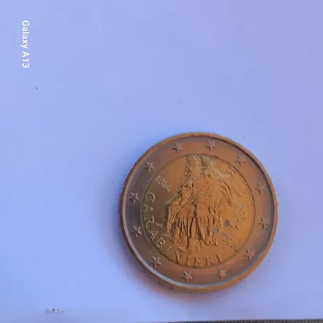 Moneta di 2 Euro CARABINIERI 1814-2014